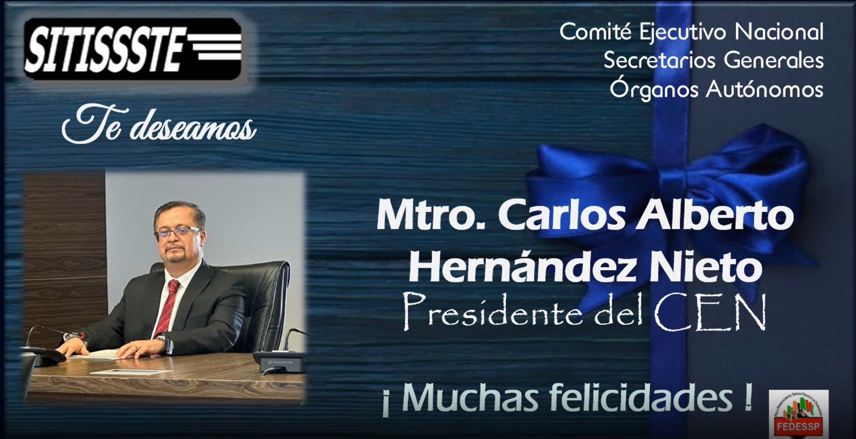 Feliz cumpleaños Mtro. Carlos Alberto Hernández Nieto - Sindicato ...